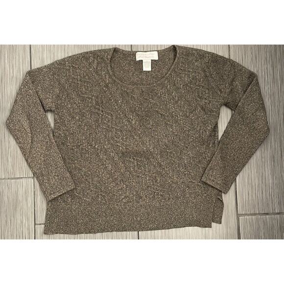Design History Pure Cashmere Brown Knit Sweater Size Small RN108357 - Picture 1 of 3